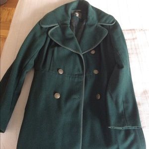 Beautiful green wool-blend coat